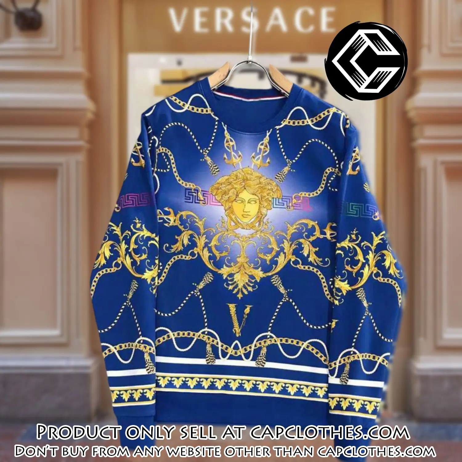 Versace luxury ugly sweater for winter lzu1420 cc0245961